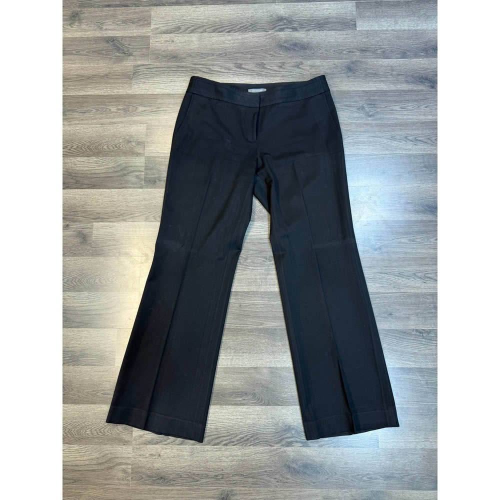 Ann Taylor Lindsay Black Dress Pants Womens 8 Straight Leg Workwear Trousers